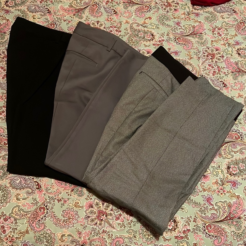 Express Columnist Pants - 3 Pairs - Size 6r - image 1